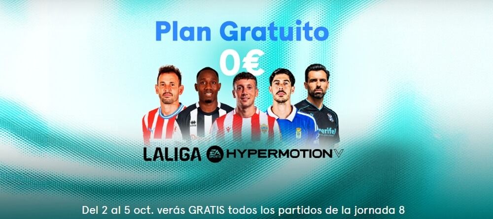 LaLiga Hypermotion gratis en Movistar Plus