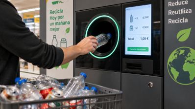 Los 10 céntimos por botellas y latas en Mercadona, Lidl, Carrefour y Aldi siguen pendientes: «No podemos hablar únicamente de instalar máquinas»