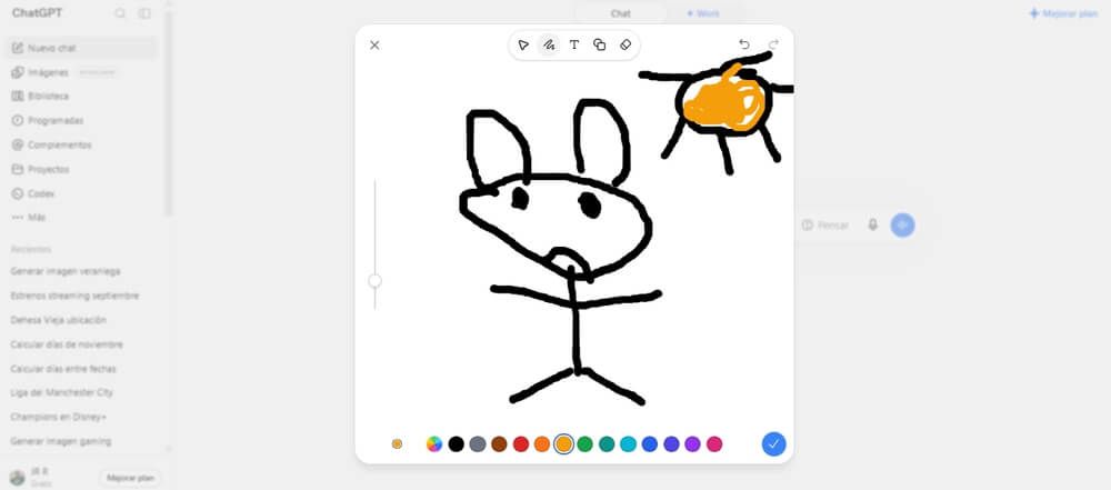 Usando Sketch en ChatGPT