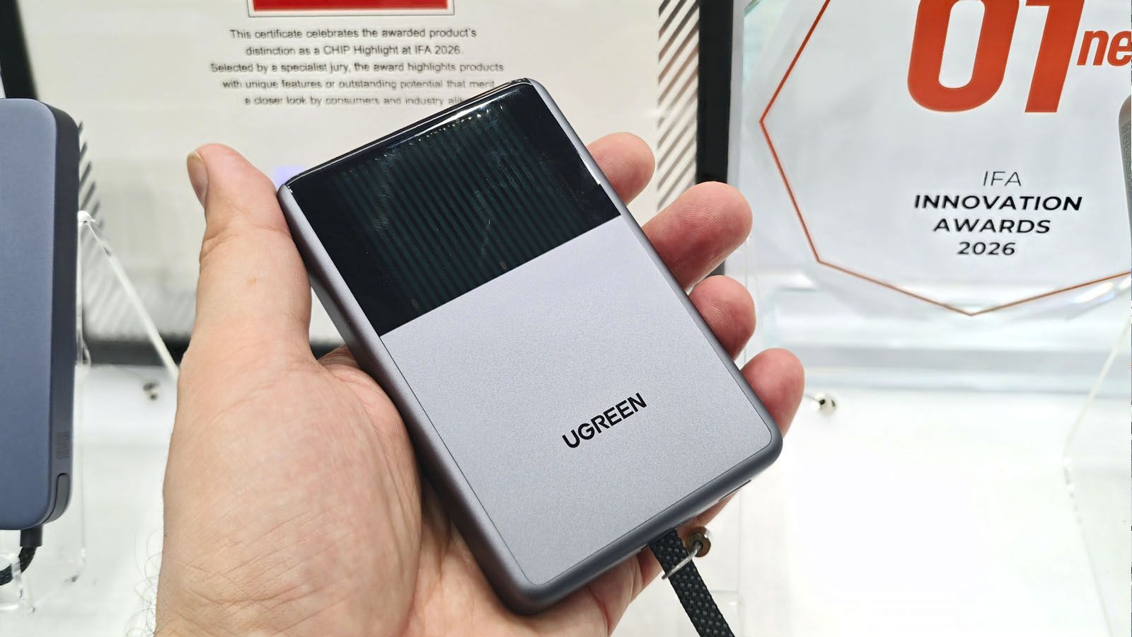 UGREEN MagFlow Pro Magnetic Power Bank | Foto ADSLZONE