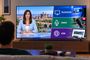 Viendo un canal de televisión en una Smart TV
