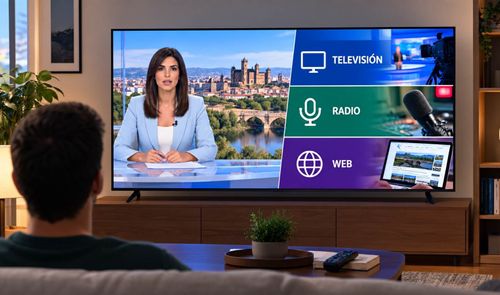 Viendo un canal de televisión en una Smart TV