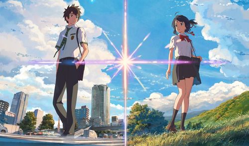 Una imagen oficial de Your Name