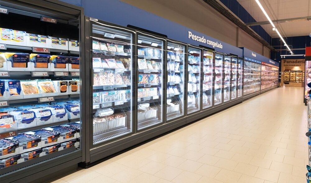 Zona de pescadería en Lidl