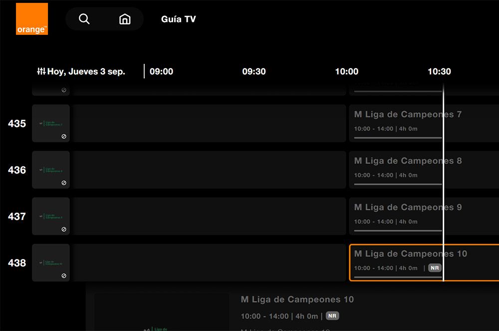 Liga de campeones por M+