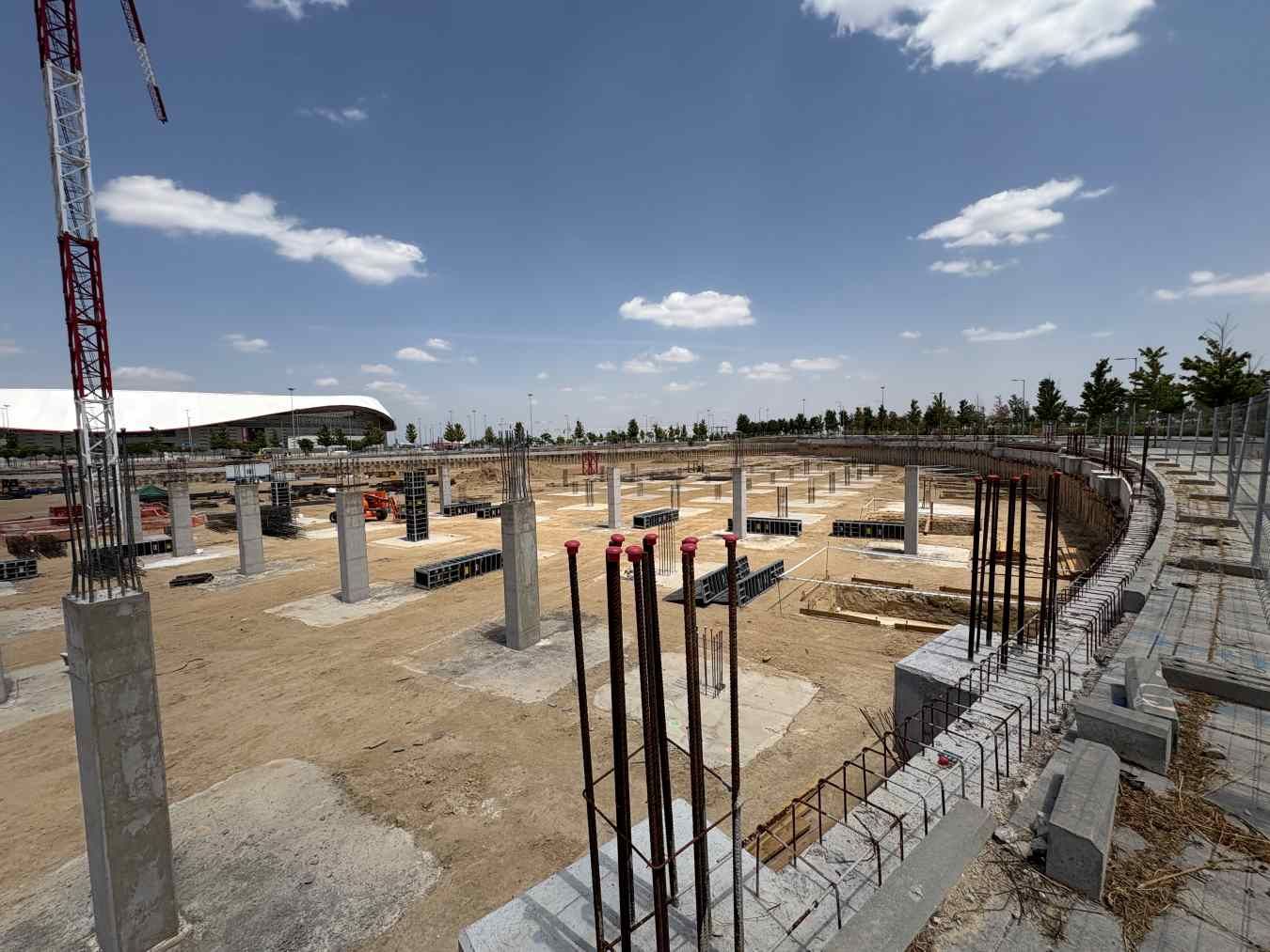 Obras del Nasas Madrid a fecha de julio de este año