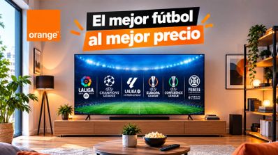Orange tiene muchas tarifas, pero este combinado de fibra y TV es el más barato para ver todo el fútbol