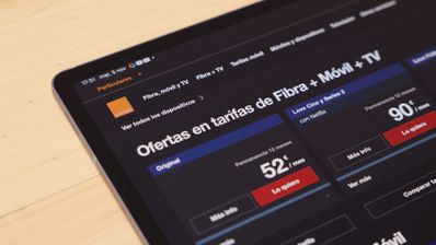 web de la operadora Orange