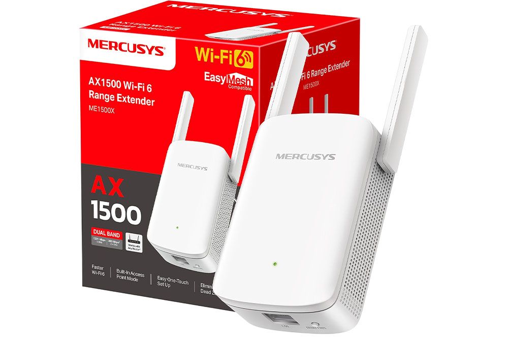 Repetidor WiFi 6 Mercusys ME1500X