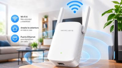 Repetidor WiFi 6 Mercusys ME1500X
