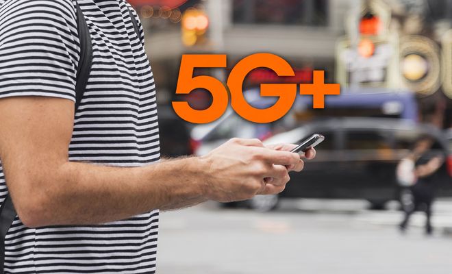 cobertura 5G+ Orange