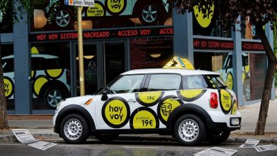 Coche de autoescuela Hoy Voy