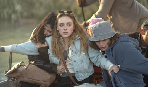 Una escena de la película La bestia del pantano