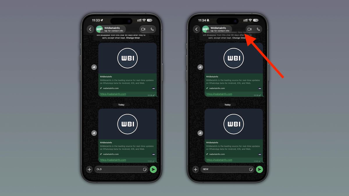Cambios visuales en WhatsApp