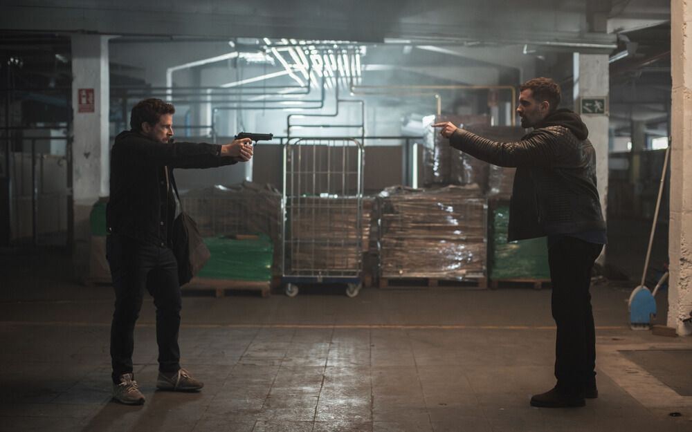 Una escena de la película Colisión de Netflix