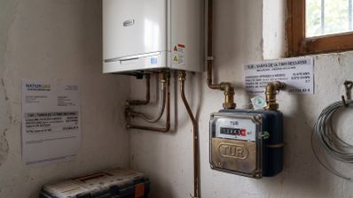 Imagen de un contador de Gas Natural