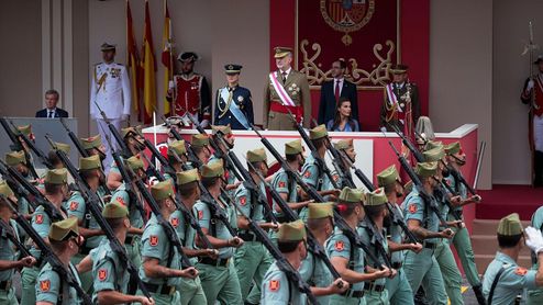 Uno de los desfiles de las Fuerzas Armadas