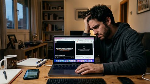 Usuario sin poder reproducir contenido en streaming