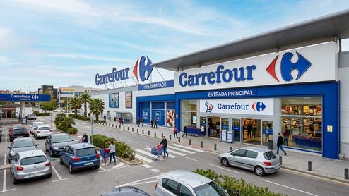 Entrada a un Carrefour
