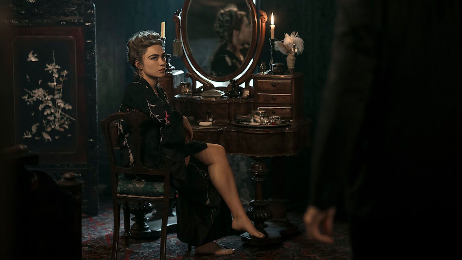 Una foto de Florence Pugh en Al este del Edén
