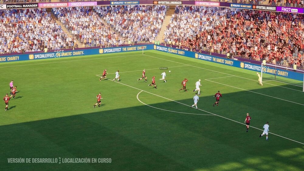 Un partido en Football Manager 2027