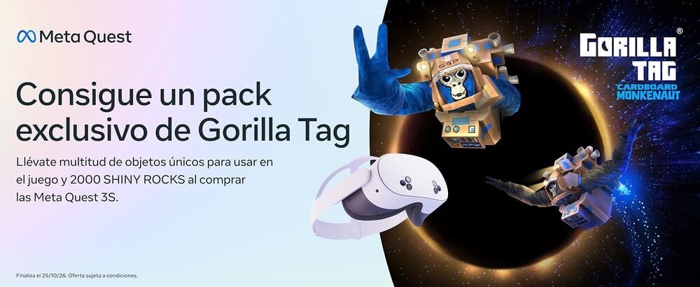 Pack de Gorilla Tag con Meta Quest 3S