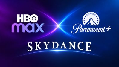 Logos de HBO Max, Paramount+ y Skydance