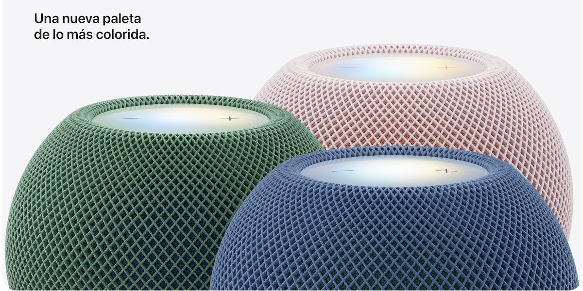 Nuevos colores del HomePod mini 2