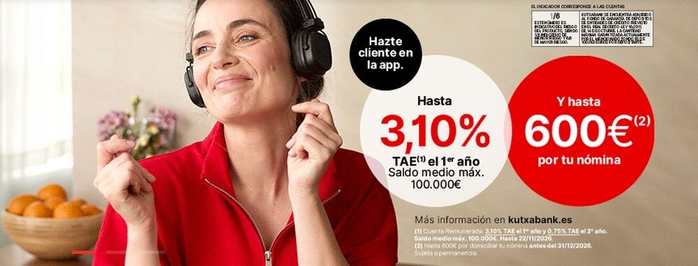 Oferta de Kutxabank en octubre de 2026