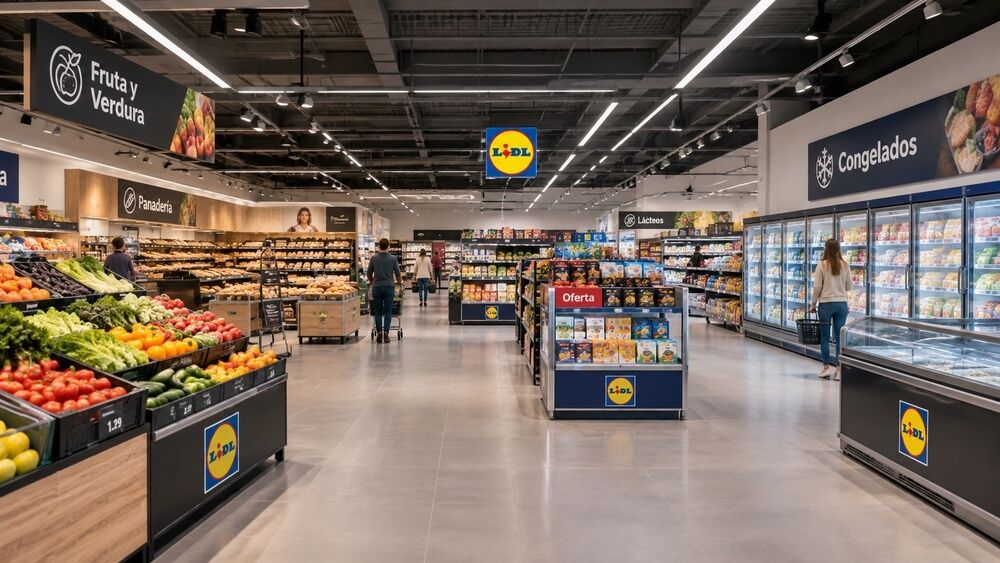 Posible interior de Lidl en La Bañeza