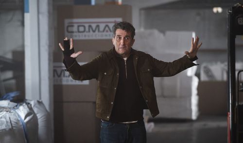 Luis Zahera en la película Colisión