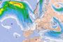 Mapa de Meteored con la previsión para los próximos días