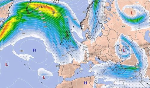 Mapa de Meteored con la previsión para los próximos días
