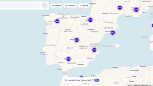 Mapa completo de España en SignalCrow