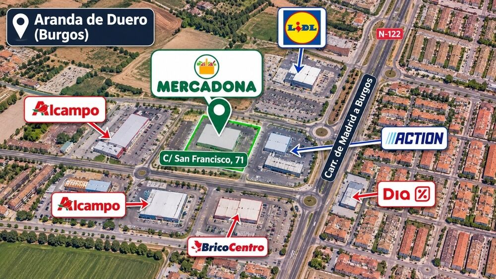 Nuevo Mercadona en Aranda de Duero