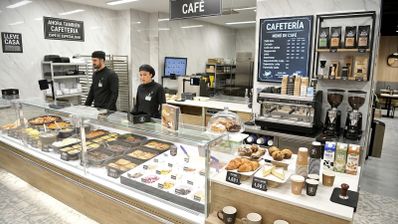 Cafetería en Mercadona