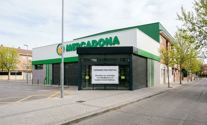 Mercadona cerrado