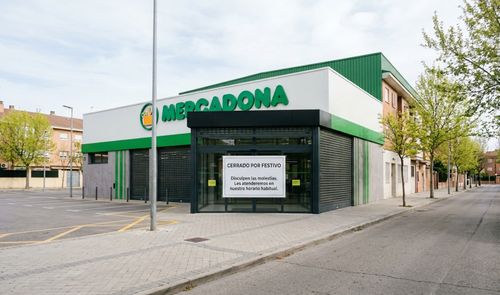 Mercadona cerrado