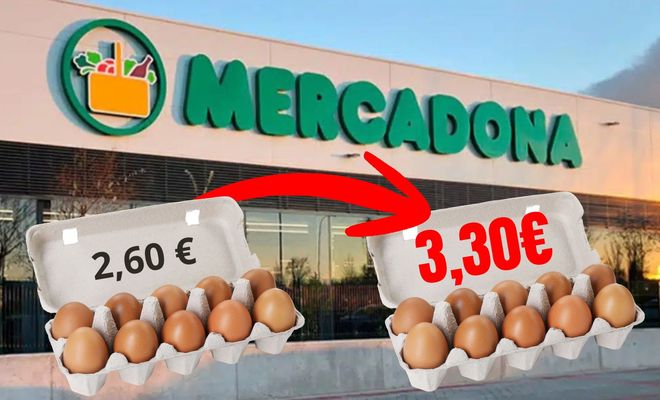 Mercadona sube el precio de los huevos