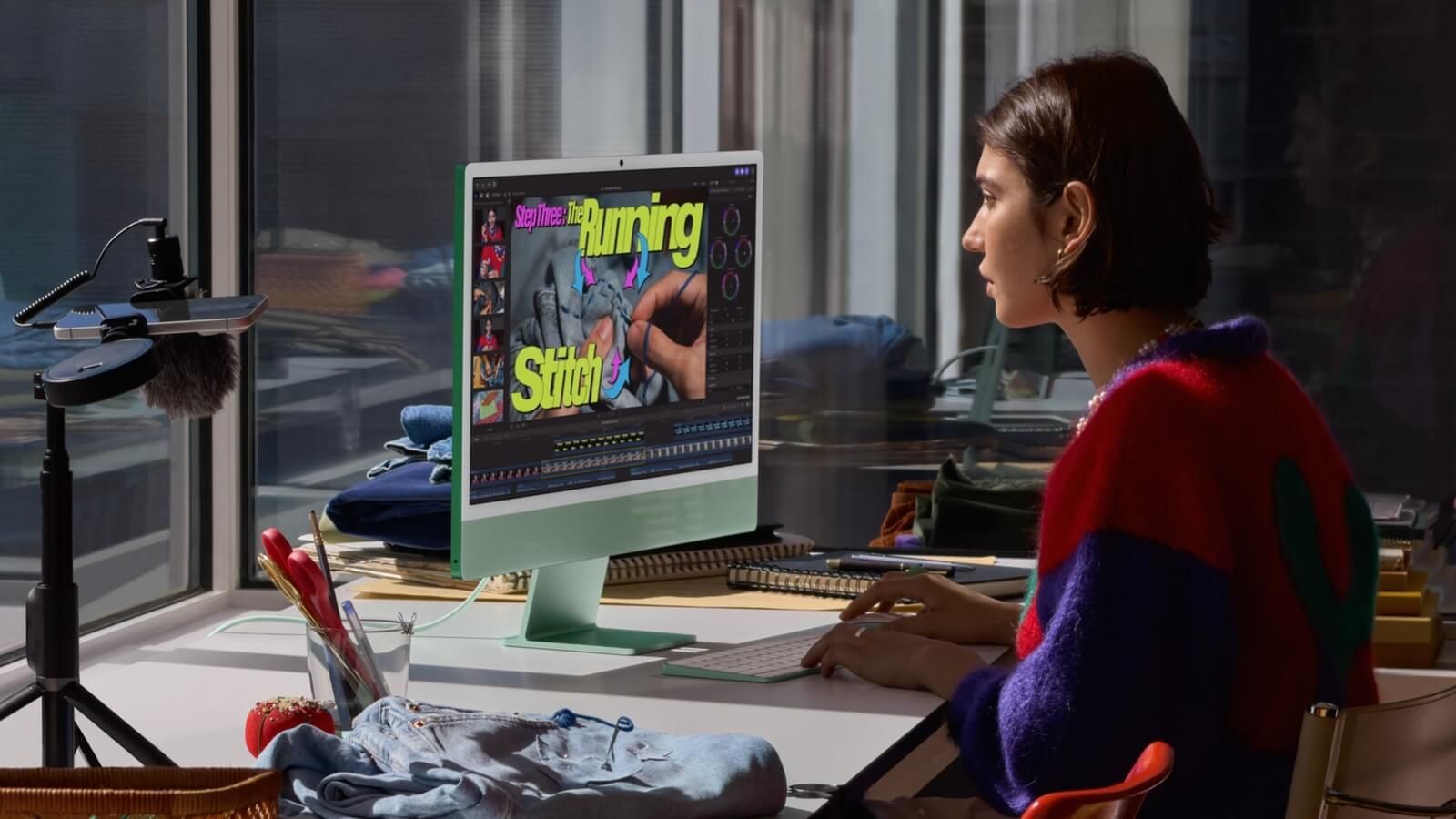 Usando el nuevo iMac con M6