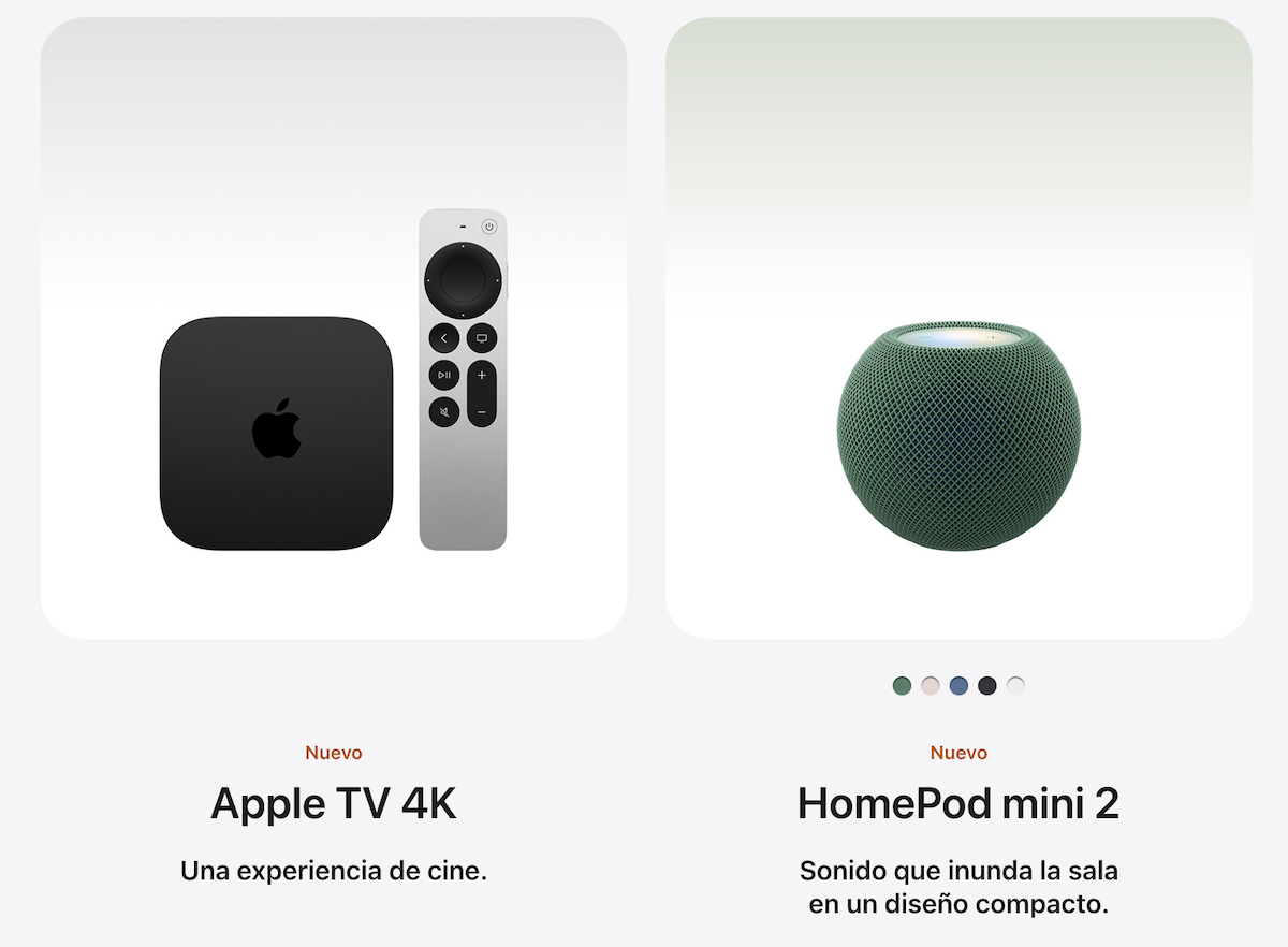 Nuevos productos apple
