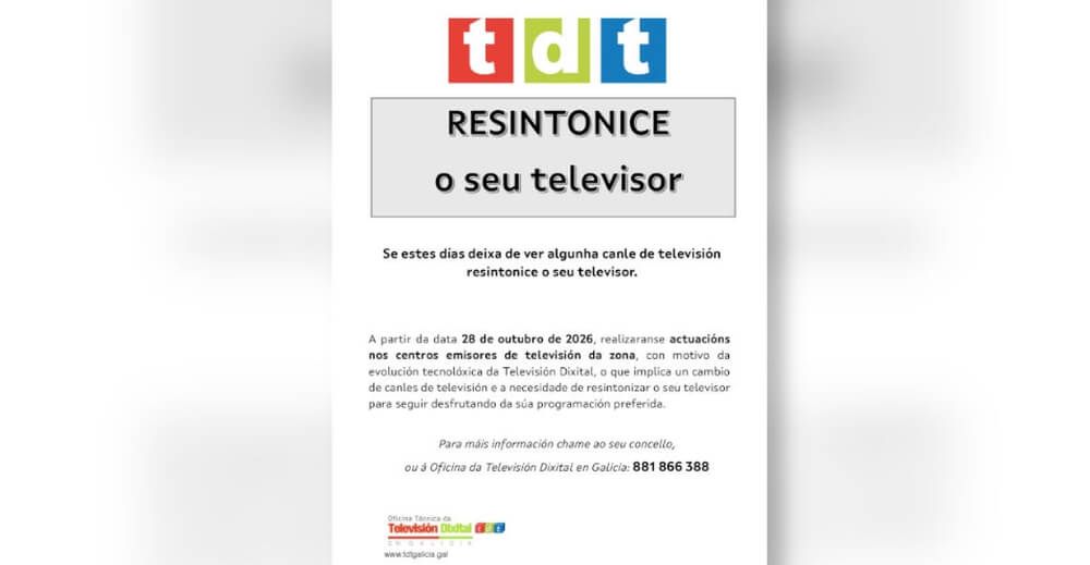 Resintonizar la televisión en Oia