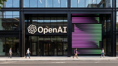 Fachada de las oficinas de OpenAI