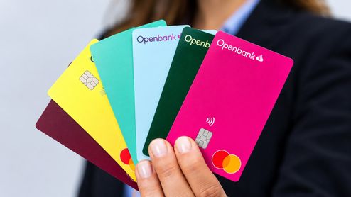 Distintas tarjetas de Openbank