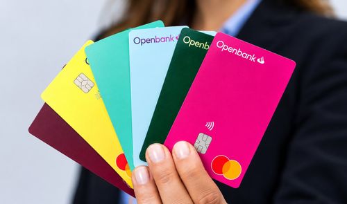 Distintas tarjetas de Openbank