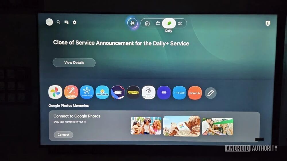 Final de servicio de Samsung Daily+