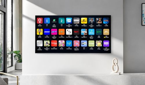 Una Smart TV de Samsung con canales de Samsung TV Plus