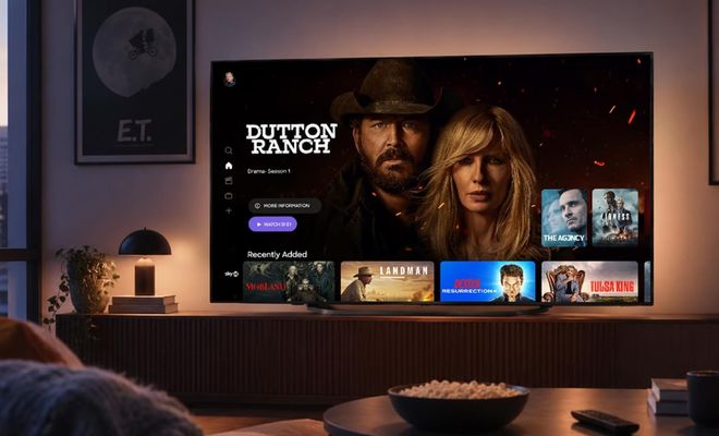 SkyShowtime en una tele con Titan OS