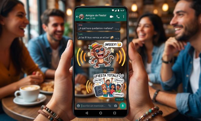 Stickers con sonido en WhatsApp