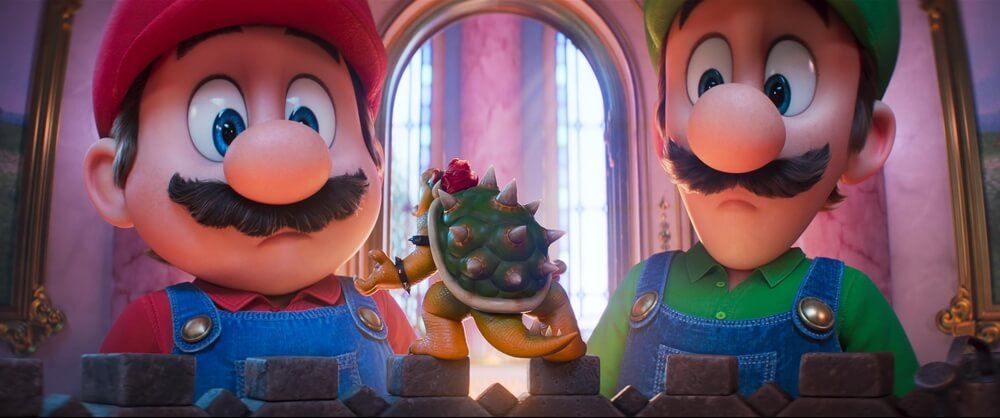 Una escena de Super Mario Galaxy: La película